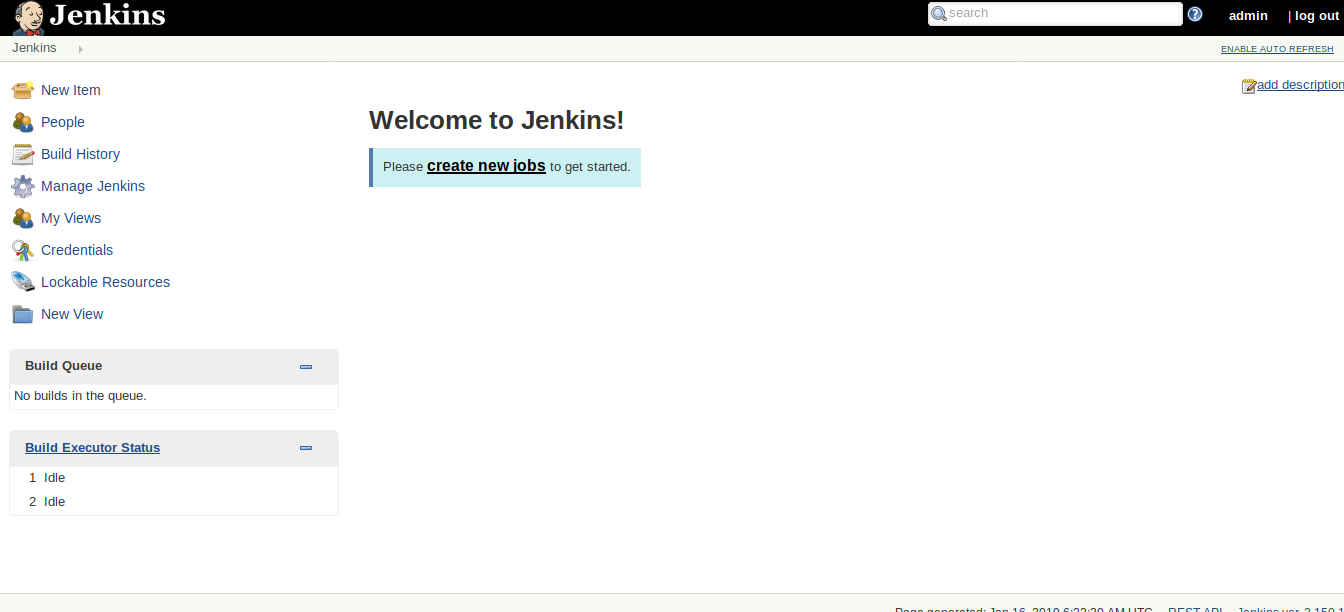 Jenkins build job