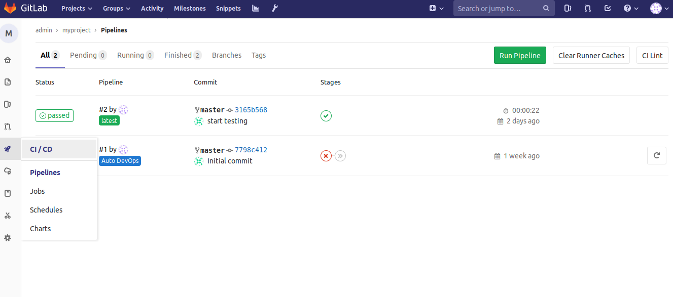 gitlab test